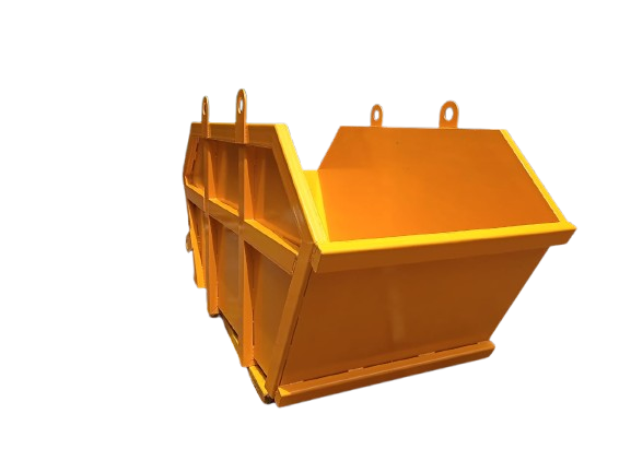 Industrial Metal Dustbin (Yellow)